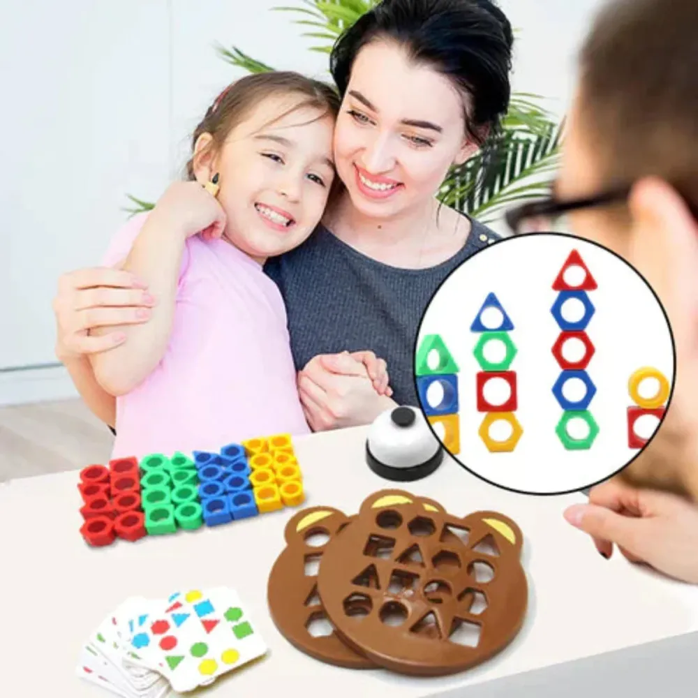 Värileikkikalut | Opettele värien tunnistaminen - Geometrinen palapeli