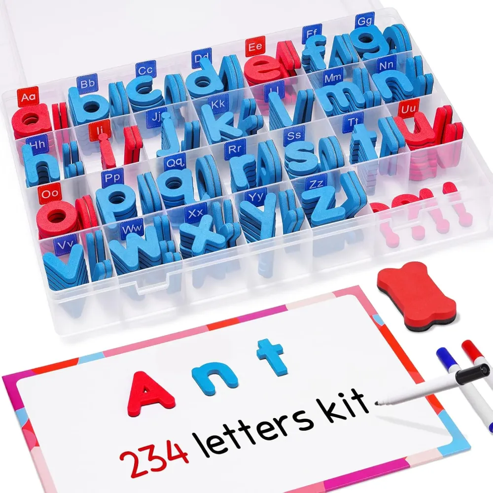 Magnetix Taikakirjainpakkaus | Opiskele hauskasti - 234 Magneettikirjainta