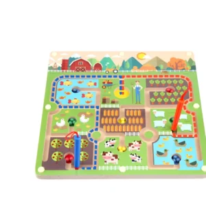 Ecotoys BrainMaze | Vahvista keskittymiskykyä - Magneettinen labyrinttipulmapeli lapsille