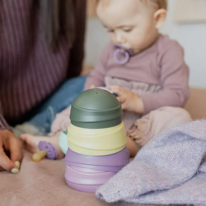 BIBS Pelaa - Heiluva Torni - Tumletorn - Pastelli Sateenkaari