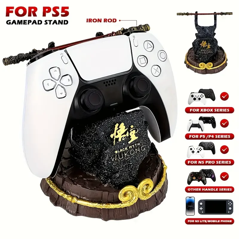 New Wukong Creative Controller Desktop Decoration Stand Suitable Ps5/Ps4/Xbox/Switch Game Controller Game Controller Stand