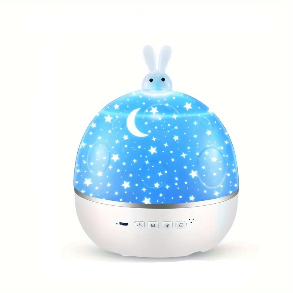 DreamBunny Projektori | Muuta yö taianomaiseksi tähtiseikkailuksi - Täydellinen lastenhuoneisiin
